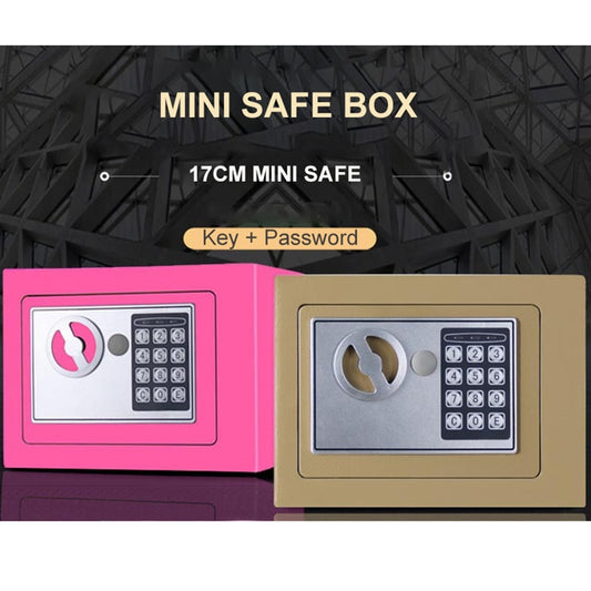 Steel Digital Safe Box - High Security with Numeric Keypad and Key